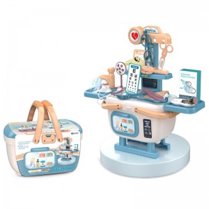 30-Piece Realistic Doctor Toy Set Kids Clinic Medical Education Toy Play Kit