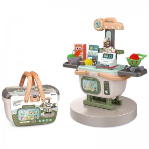 41pcs Supermarket Shopping Toy Set Kids Educational Cashier Role Play Interactive Game Props