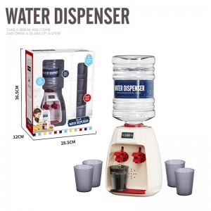 Children Fashion Simulation Mini Water Dispenser Toy with Lighting and Sound Effects