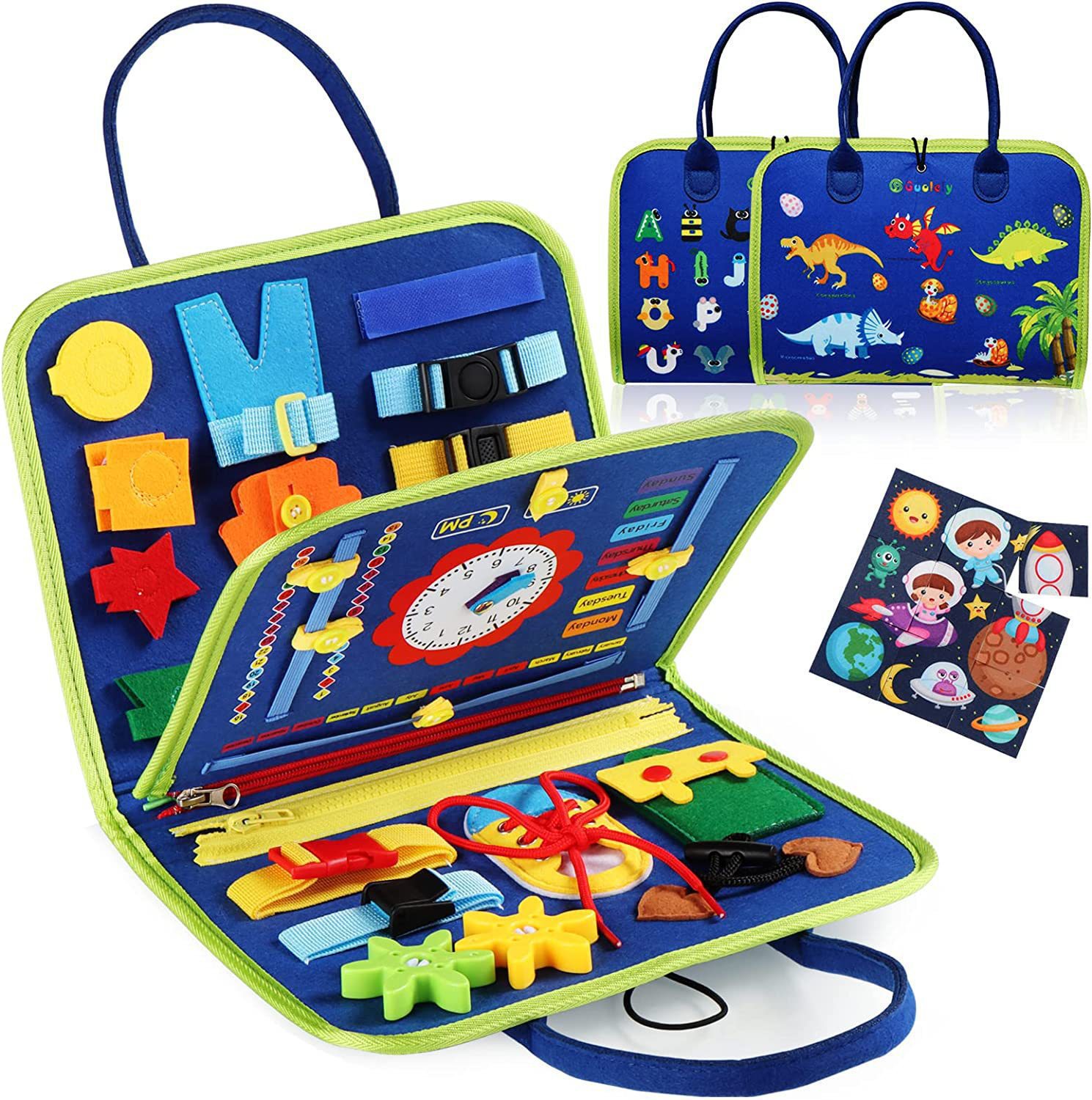 Montessori-Inspired Baby Busy Book Ignites Sensory Learning & Fine Motor Development