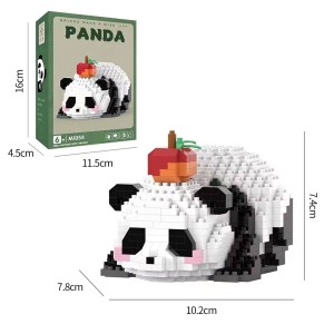 Creative Panda Micro Bamboo Block Toy Set – Multiple Styles, Educational Party Favors for Kids