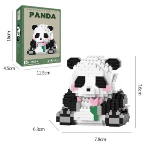 Creative Panda Micro Bamboo Block Toy Set – Multiple Styles, Educational Party Favors for Kids