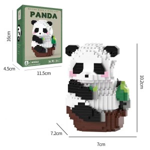 Creative Panda Micro Bamboo Block Toy Set – Multiple Styles, Educational Party Favors for Kids