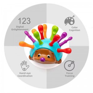 Toddler Learning Resources Fine Motor and Sensory Toys 18+ Months Baby Educational Spike Insert Hedgehog Montessori Toy for Kids