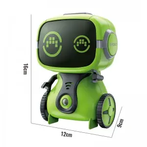 Children Rc Intelligent Programming Dance Robot Kids Interactive 2.4G Smart Remote Control Intercom Robot Toys With Music Light