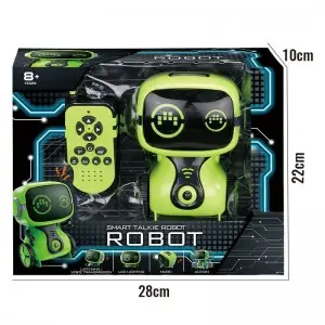 Children Rc Intelligent Programming Dance Robot Kids Interactive 2.4G Smart Remote Control Intercom Robot Toys With Music Light