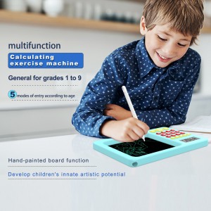 Mental Aritmetik Träningsräknare Lärande Maskin LCD Skrivbräda Ritplatta Barn Montessori Pedagogiska Matematikleksaker