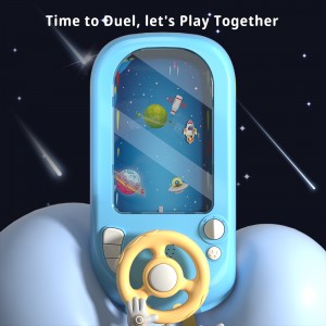 Children Fun Competition Racing Car/ Space Adventure Game Toy Steering Wheel Operation Multi-Mode Music Light Game Console Toys