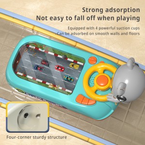 Children Fun Competition Racing Car/ Space Adventure Game Toy Steering Wheel Operation Multi-Mode Music Light Game Console Toys