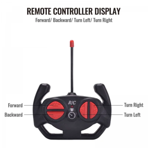 Heildsölu 4 rása fjarstýrður bíll fyrir allt landslag með USB hleðslu – blár/appelsínugulur magnpakki