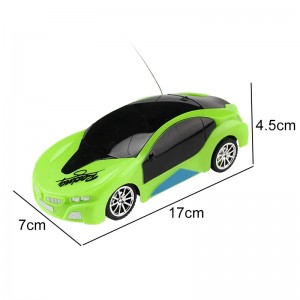 Billig 4-kanals 1:24 Rc Auto Voiture Modell Barn Racerbil Fjärrkontroll Med 3D-belysning