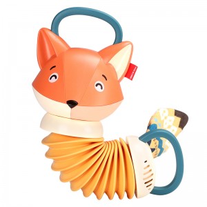 2023 Toddler Early Educational Electric Musical Instrument Brain Development Baby Soothe Toy Cute Cartoon Fox Toy Accordions