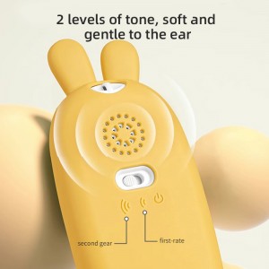 Children Removable Cartoon Rabbit Silicone Phone Case Cell Phone Toddler First Gift Educational Baby Music Toy Mobile Phone