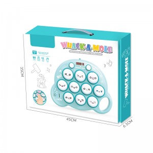 Children Educational Electronic Hamster Memory Button Game Machine Funny Coin Operated Whack A Mole Game Toy for Kids