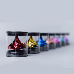 Magnetic Fidget Spinner Toy – Wind-Powered Desktop Stress Reliever with Manual/Blow Spin Modes