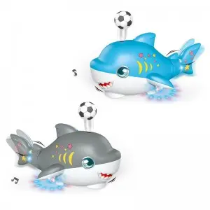 Kids Electric Levitating Ball Shark Toy – Auto Avoidance with Lights & Music
