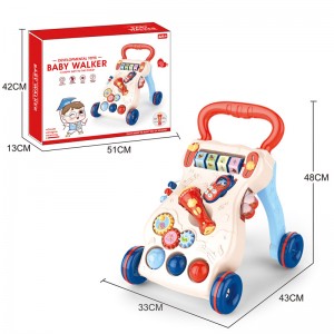 Montessori Baby Walker and Activity Center with Wheels for Boys Girls