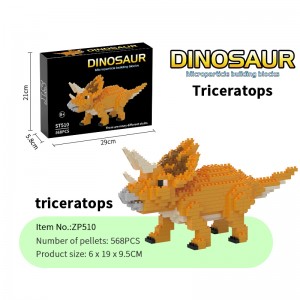 480-668PCS T-Rex Triceratops STEAM Educational Toys Dinosaur Building Blocks Set for Kids Creative Learning Gift