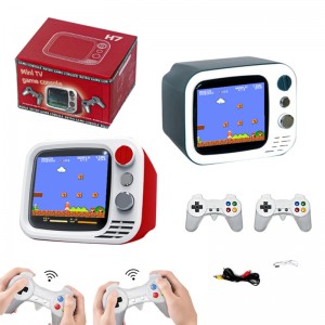 3.5 Inch HD Simulation TV 2.4G Wireless Controlled 740 Games 2 Players Play Classic Color Screen Sup Handheld FC Game Console