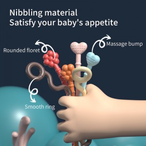 Toddler Sensory Montessori Educational Toys Infant Teething Toy Baby Fine Finger Movement Skill Training Swan Pull String Toy