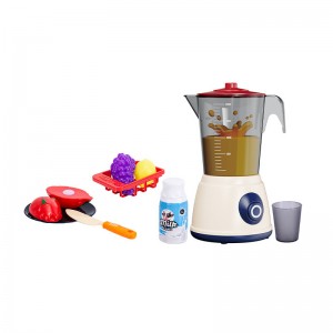 Kids Play House Juicer Toy Set Funny Fruits Cutting & Juice Making Pretend Play Kitchen Game ﻿