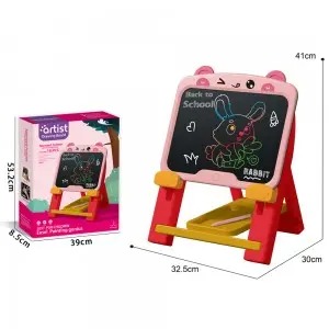 4 Cartoon Animal Stand LCD Drawing Tablets – Dinosaur, Bunny, Bear, Duck with Stylus Storage
