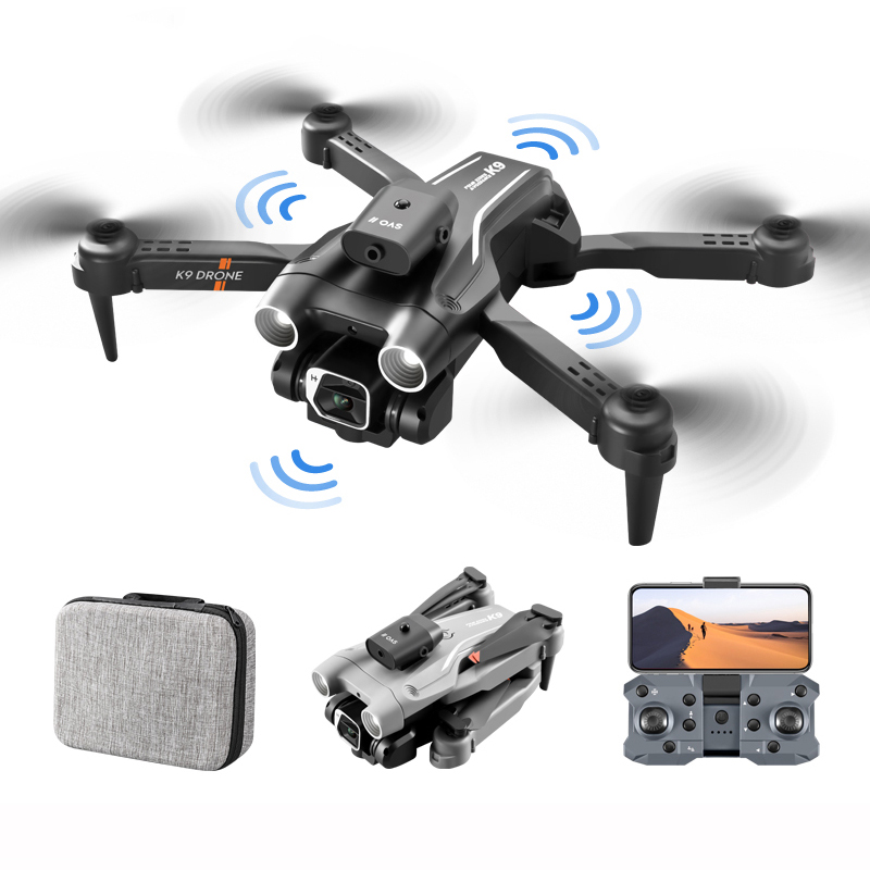 4K HD dvojna kamera za fotografiranje letala, upravljanje z aplikacijo, kvadrokopter, 360-stopinjsko vrtenje, štiristransko izogibanje oviram, K9 dron, igrača