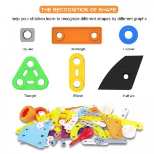 132pcs 5 In 1 Construction STEAM Learning Toys Educational Engineering Model Building Set Boys Creative DIY Erector Kit For Kids
