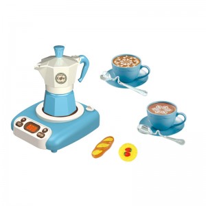 Acousto-Optic Spray Induction Cooker Coffee Toy Set Pretend Play Afternoon Tea Toy Kit
