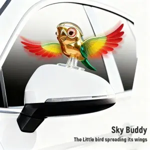 Frozen Car Flying Bird Exterior Ornament Plastic Rearview Mirror Roof Decoration New Strange Toy