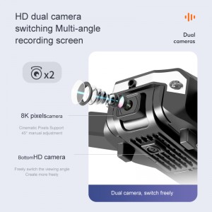 S6 360 Degrees Rolling Stunt Rolling Radio Control Quadcopter Toys Obstacle Avoidance Foldable R/C Drone with 8K Camera
