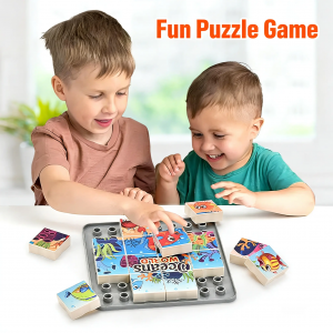 Parent-child Interactive Space Building Blocks Puzzle Toys with Drawing Board Safe Large Pieces for Toddlers Gift