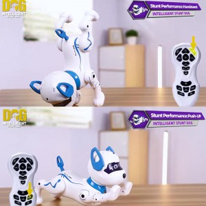 Multifunctional Actions Musical Dancing Remote Control Pet Intelligent Programmable Robot Smart RC Stunt Robot Dog Toys for Kids