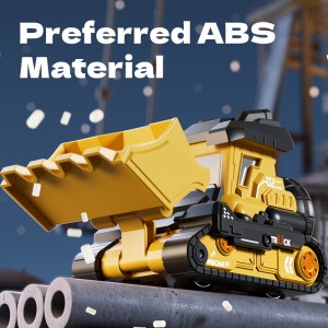 Urban Construction Vehicle Set Friction Powered Engineering Toys for Kids