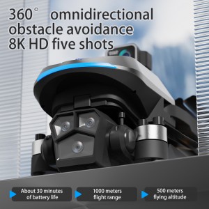 Remote Control Aerial Drone 8K HD Camera Brushless Foldable Quadcopter Toy with WIFI and GPS