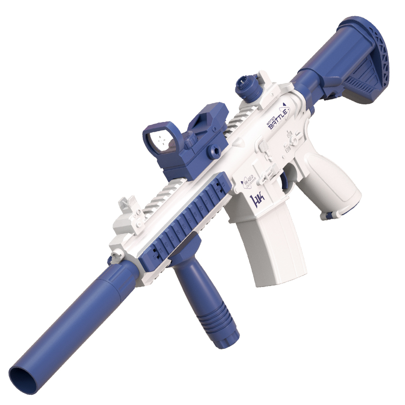 Flexible Disassembly M416 Electric Water Gun – Pink/Blue, Li – Battery, for Kids & Adults’ Summer Fun