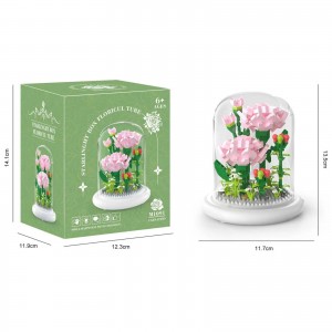 DIY Bouquet Building Kit 10 Flower Designs STEM Educational Blocks Toys Gift