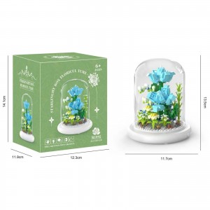 DIY Bouquet Building Kit 10 Flower Designs STEM Educational Blocks Toys Gift