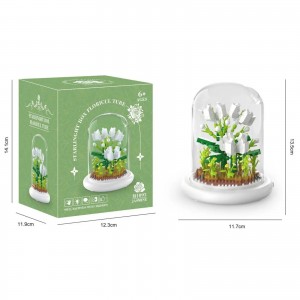 DIY Bouquet Building Kit 10 Flower Designs STEM Educational Blocks Toys Gift