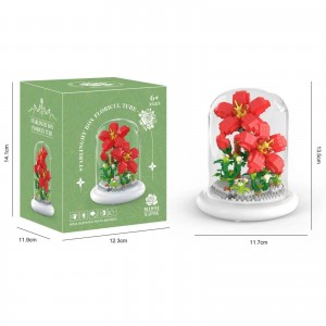 DIY Bouquet Building Kit 10 Flower Designs STEM Educational Blocks Toys Gift