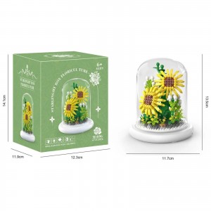DIY Bouquet Building Kit 10 Flower Designs STEM Educational Blocks Toys Gift