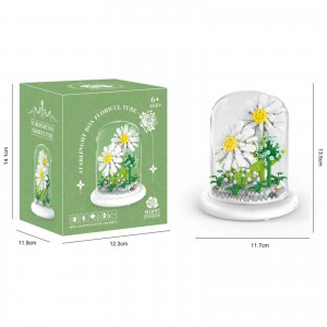 DIY Bouquet Building Kit 10 Flower Designs STEM Educational Blocks Toys Gift