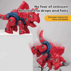 Kids Fine Motor Skills Training Screw And Nut Connecting Dino Model Take Apart 3D Jurassic Animal DIY Self Assembly Dinosaur Toy